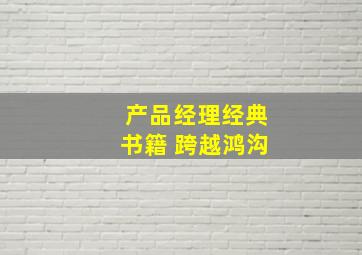 产品经理经典书籍 跨越鸿沟